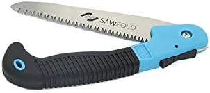 ALL PURPOSE FOLDING HAND SAW - Long Lasting Metal- Power Trimmer for Gardening, Wood,Tree Pruning, Camping, Hunting &amp; Plastic-Lightweight -Durable Stainless Steel Blade -Solid Grip -Razor Tooth Saw
