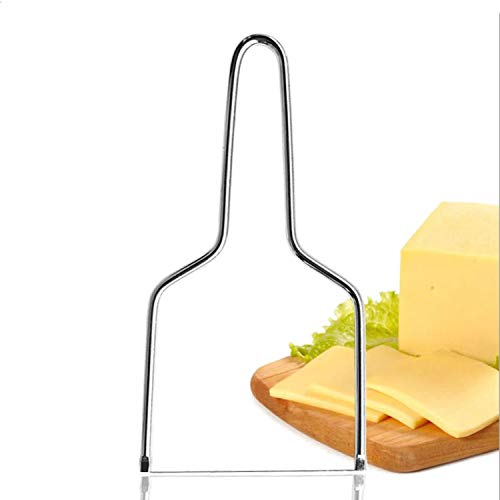 Cheese Slicer, Stainless Steel Cheese Knives Slicers with Wire Handheld Butter Cutter Tools