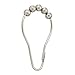 Moen SR2100BN Shower Curtain Rolling Rings, Pack of 12, Brushed Nickel primary