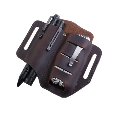 VIPERADE PJ19 Multitool Sheath, EDC Belt Organizer For Men, Leather