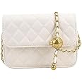 Waist Bag Mini Belt Bag for Women Mini Crossbody Bag Y2k Accessories Belt Purse for Women Fashionable (White,Small)