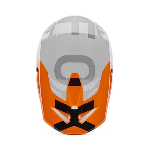 Fox Racing V1 Helmet Motocross Dirt Bike Visor, Fluorescent Orange Shield, X-Sm…