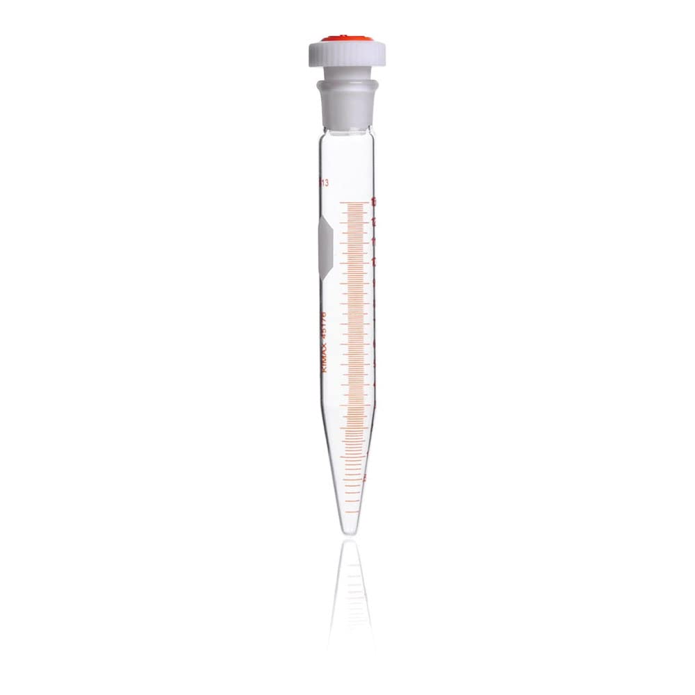 Kimax 45176-13 Glass Conical Bottom 13mL Graduated