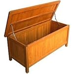 International Caravan TT-CB-001-IC Furniture Piece Royal Tahiti Patio Storage Trunk with Lid