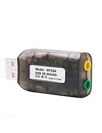 Tarjeta de sonido USB adaptador