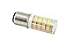Bonlux Ba15d Double Contact Bayonet Base LED Light Bulbs 120 Volts 4 Watts 350lm Daylight 6000k T3/T4/C7/S6 LED Halogen Replacement Bulb(4 Watts Pack of 2)