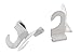 Baumgartens Suspended Ceiling Hooks 2 Pack WHITE (54510)