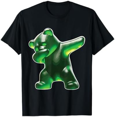 Amazon.com: Gummy Bear, Blue Gummy Bear, Dabbing Gummy Bear T