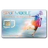 Spot Mobile Prepaid Wireless Activation Kit including Sim Card