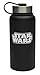 Zak! Designs Vacuum Insulated Bottle with Screw-on Lid and Star Wars Graphics, Powder Coated Stainless Steel, Leak-proof Double Wall Construction for Hot & Cold Drinks, BPA-free, 32oz.