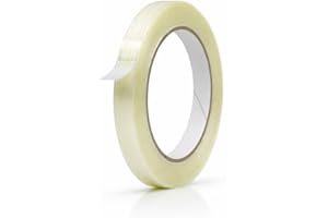 MAT Commodity Grade Fiberglass Reinforced Filament Strapping Tape - 1/2 in. Wide x 60 yds. (Pack of 1) Filaments Run Lengthwi