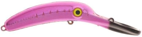 Mag Lip Trolling Plug 3.5, 3 1/2", Cerise Black Bill