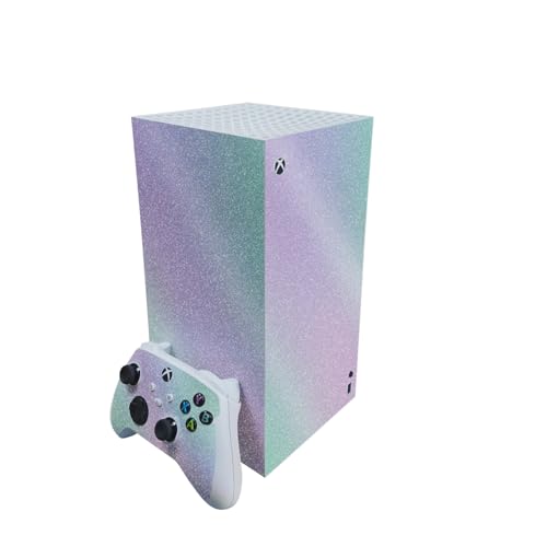 Glossy Glitter Gaming Skin Compatible with Microsoft Xbox Series X Digital Edit…