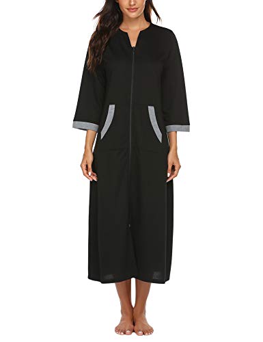 1 Ekouaer+Loungewear+Sleepwear+Housecoat+Bathrobe