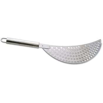 Culina Pot Strainer with Handle Heavy Duty Stainless Steel 7.5 Inch Wide