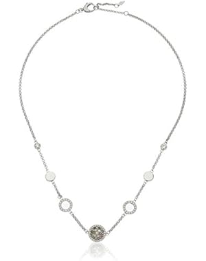 Vintage Glitz Crystal Chain Necklace, 18