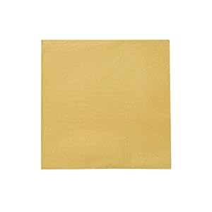 Talking Tables Kerstversiering Luxe Papier 20 Pack Verjaardag Huwelijksverjaardag Partij, Goud 33 CM servet. 20PK
