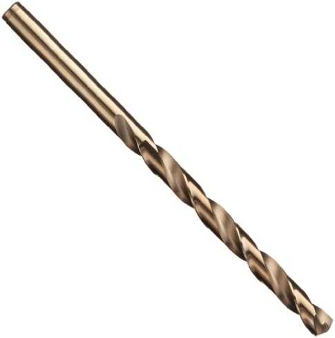 Precision Twist R18CO Cobalt Steel Jobber Drill Bit, Bronze Oxide Finish, Round Shank, Spiral Flute, 135 Degree Point Angle, 16 (Pack of 12)