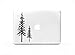 2 Trees Redwood Forest Sticker Decal for MacBook Pro, PC, Laptop, Window, Car, or Wall