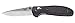 Benchmade - Mini Griptilian 556 EDC Manual Open Folding Knife Made in USA, Drop-Point Blade, Plain Edge, Satin Finish, Black Handle