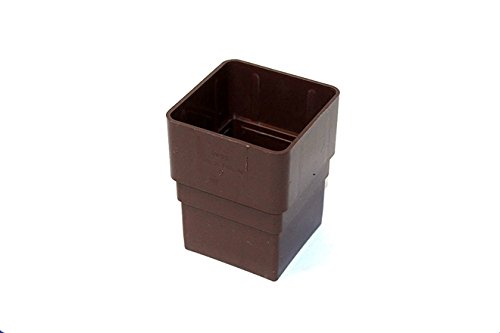Marshall Tufflex Square 65mm Pipe Socket/Joiner RWSS1 Black White Brown Clay (Brown)