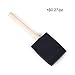Tosnail 96 Pack 2 Inch Foam Paint Brush with Wooden Handles for Acrylics, Stains, Varnishes, Crafts, Arts