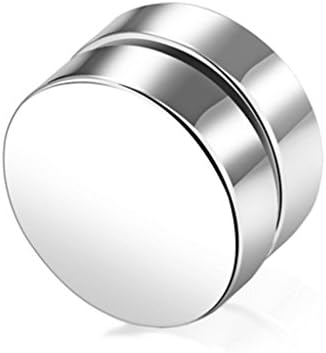 YDZN 1 Pair Magnetic Stud Earrings For Women Men Boy Metal Magnet Ear Decoration 6mm/8mm/10mm/12mm