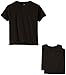 Hanes Big Boys' Essentials Short Sleeve T-shirt Value Pack (3-pack), Black, Medium