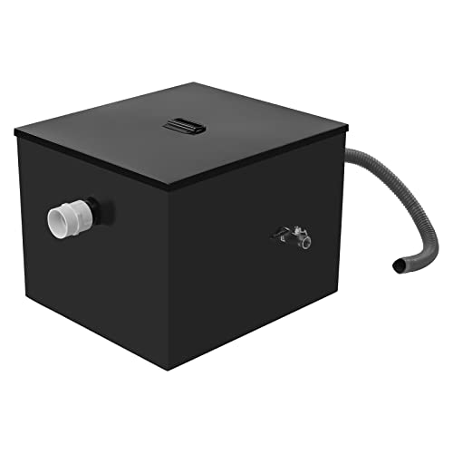 Commercial Grease Interceptor Trap Set 40 lbs Stainless Steel OilWater