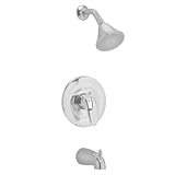 American Standard T385502.295 Reliant 3 Bath/Shower Trim Kit with Easy Clean Showerhead, Shower Arm and Flange, Satin Nickel