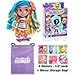Hairdorables Dolls Gift Bundle - (1) Collectible Series 1 Surprise Doll (Styles May Vary) + (6) Shopkins Stickers + BONUS Action Media Storage Bag!