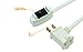 Woods Light Duty Extension Cord, 15Ft, 16 Gauge, SPT-2, ON/OFF Switch, White, 359W