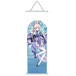 Flyshun Furina Wall Scroll Poster,Hanging Wall Art
