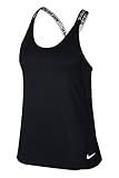 Nike Womens Dri-Fit Training Tank Top Black/White 921725-010-Size Medium