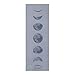 Incline Fit Printed Yoga Mat Anti Slip Printed Yoga Mat for Yoga, Pilates, Stretching, Meditation, Floor & Fitness Exercises, Moon Phases, 6mm, Waxing Crescentthumb 1