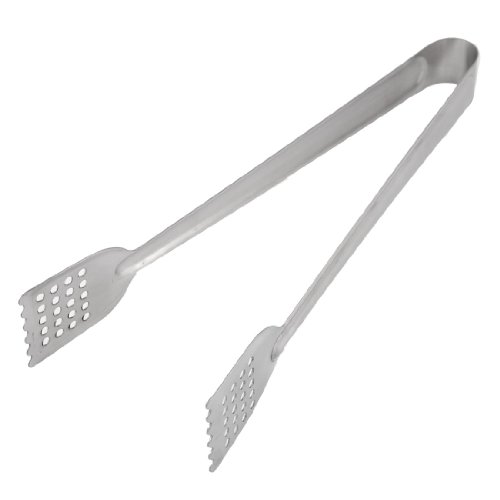 uxcell Metal Mesh Hole Flat Head Bread Salad Food Tong Clip