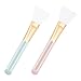 Silicone Facial Mask Brushes, Acevery 2 PCS Face Mask Brush for Applying Facial Mask, Eye Mask, Peel, Serum or DIY Needs-Easy to use and clean