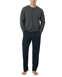 LAPASA Men's Soft Knit Pajama Sets Comfy Sleepwear