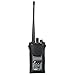 Ailunce HD1 Retevis RT29 Radio Pouch,Two Way Radio Case Walkie Talkie Holster Radio Holder Leather Case Carrying Holder with Adjustable shoulder straps,Transparent at the Button(1 Pack)