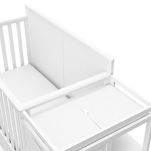 Graco Hadley 4in1 Convertible Crib and Changer with Drawer (White