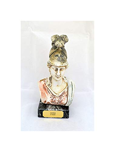Estia Creations Athena Goddess of Wisdom and Strategy Sculpture Bust