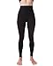 Homma High Waist Tummy Compression Control Slimming Leggings Thights (SMALL, BLACK)