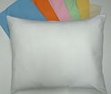 SheetWorld Comfy Travel Pillow Case - 100% Soft Cotton Jersey Knit - Baby Blue - Made In USA