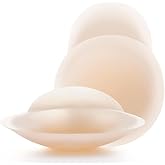 Nipple Covers -Seamless and Sheer Adhesive Silicone Nipple Pasties for Women Reusable, Sticky Breast Petals