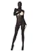 Leg Avenue Women's Kink Collection Opaque Hooded Bodystocking
