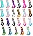 Go2Socks Compression Socks for Women Men Nurses Runners 15-20 mmHg (Medium) - Medical Stocking Maternity Travel - Best Performance Recovery Circulation Stamina
