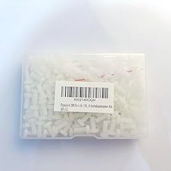 Pzsmocn 300 Pieces/100 Sets M4*10 mm Plastic White