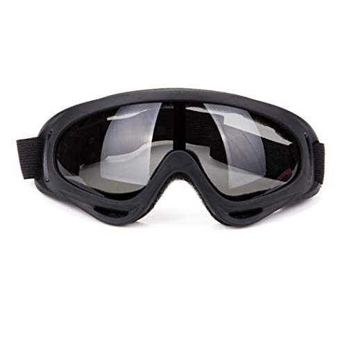 Unisex Pilot Motorcycle Goggles Ski Snowboard Anti-UV Anti-fog Protect Safety Glasses