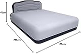 YAWN AIR Deluxe Self-Inflating Double Airbed with Built‑in Pump & Headboard view 8