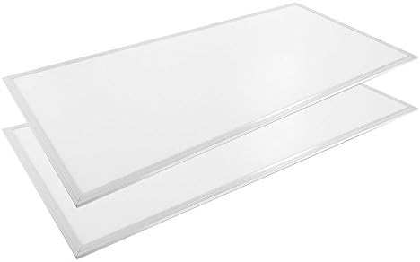 2-Pack - LED 2x4 Dimmable Flat Panel, 72W, 9000 Lumens, 3000K - DLC Premium